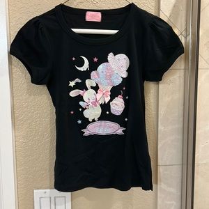 🎉HP🎉 NWOT Angelic Pretty Milky Planet Cutsew Tshirt